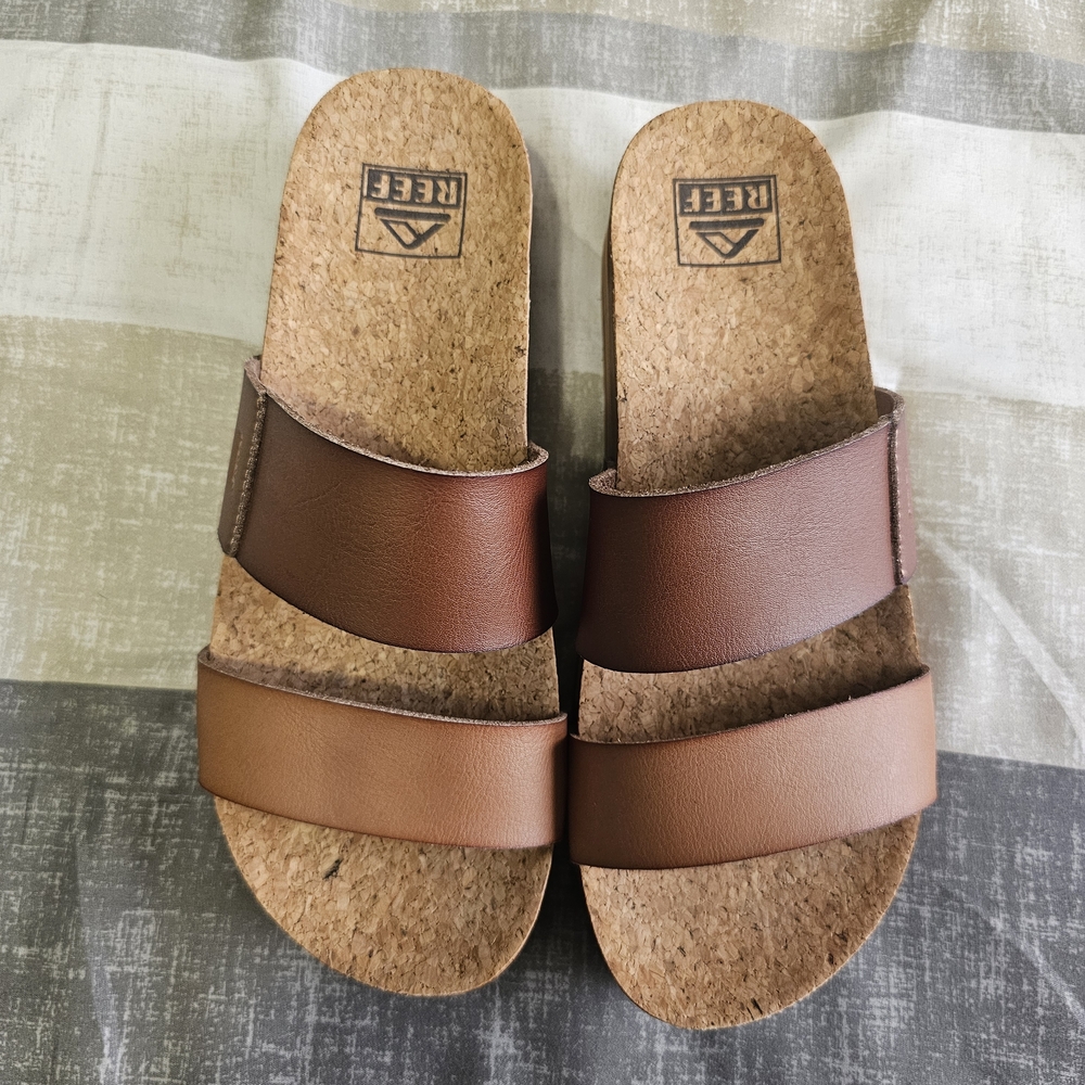 REEF Brown Cork Sandals